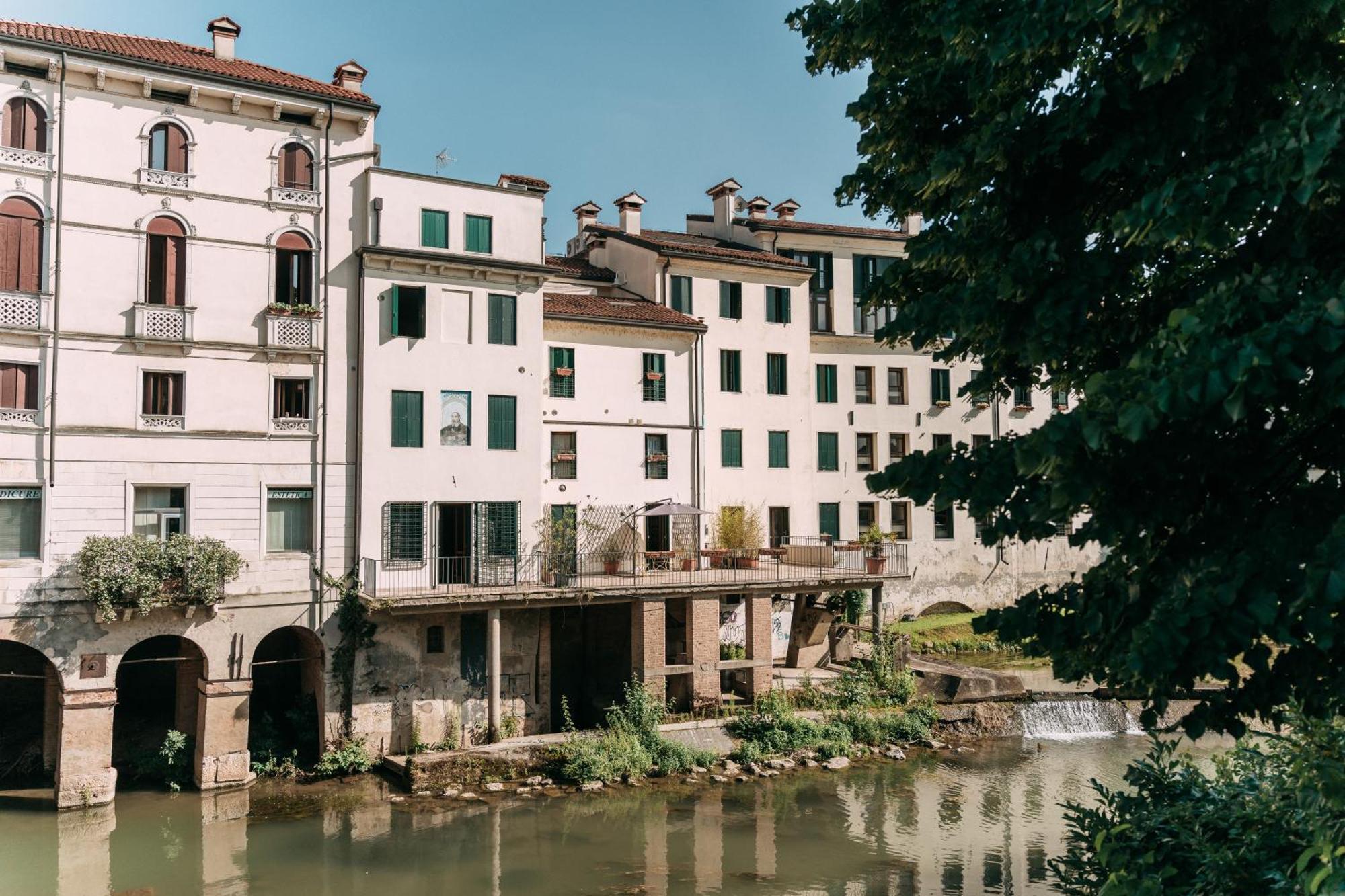 Palladio Apartment - Vista Fiume, In Centro Con Garage Vicenza Exteriör bild
